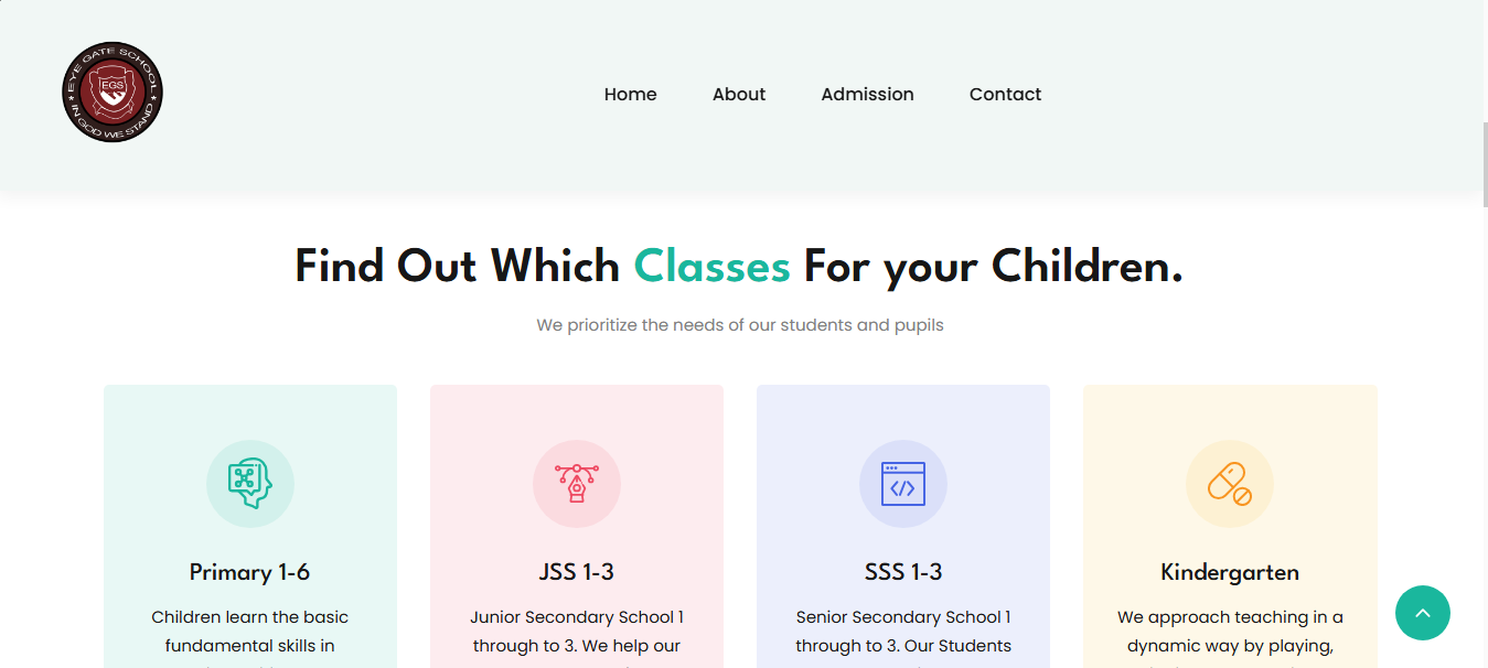 Company Landing Page