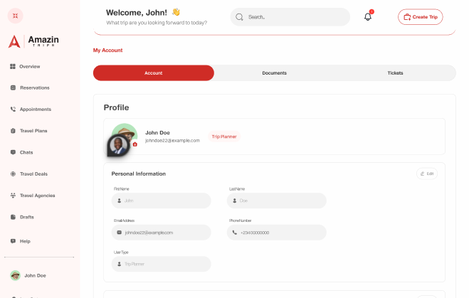 User Profile Management